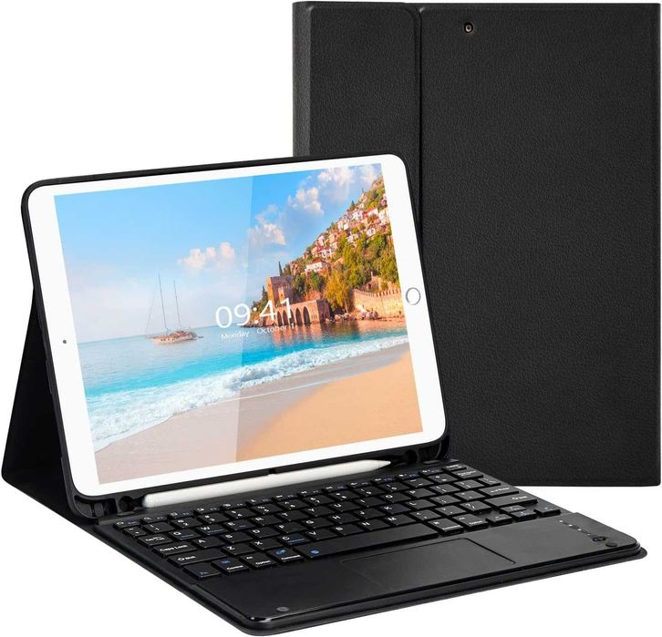 Ултра тънък калъф клавиатура и тъчпад за iPad 10.2 Air 3 iPad Pro 10.5