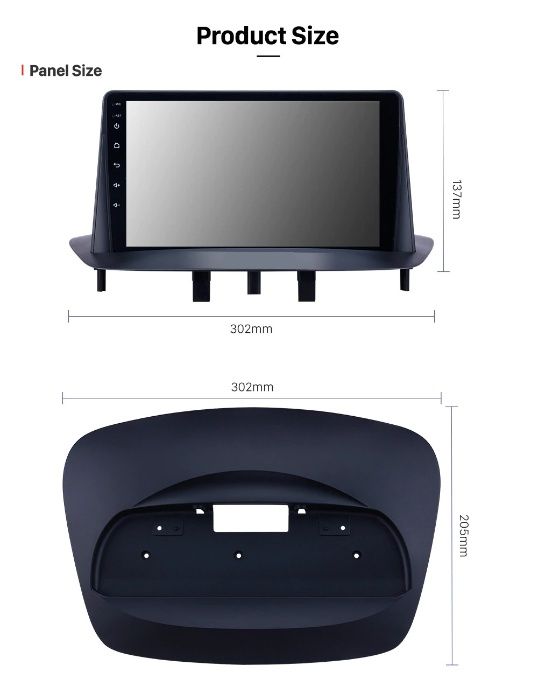 Navigatie Android Megane 2 si 3 ,Fluence + Rama speciala 7 sau 9 inch