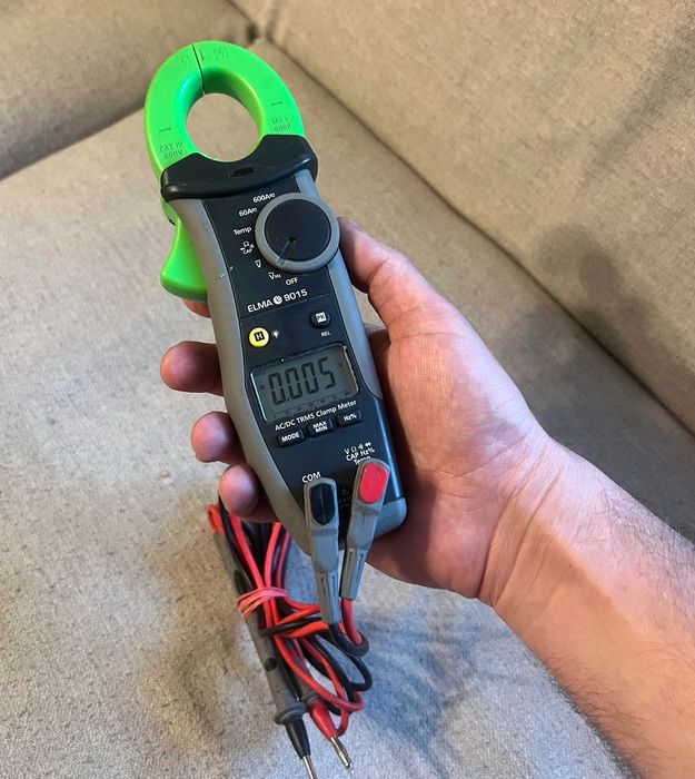 Multimetru cu clema cleste Elma 9015 True RMS AC DC 1000V curent 600A