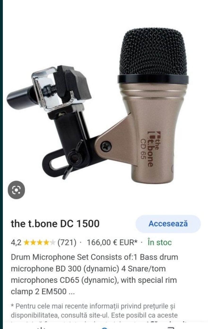 Microfoane  Toba  T BONE CD 65