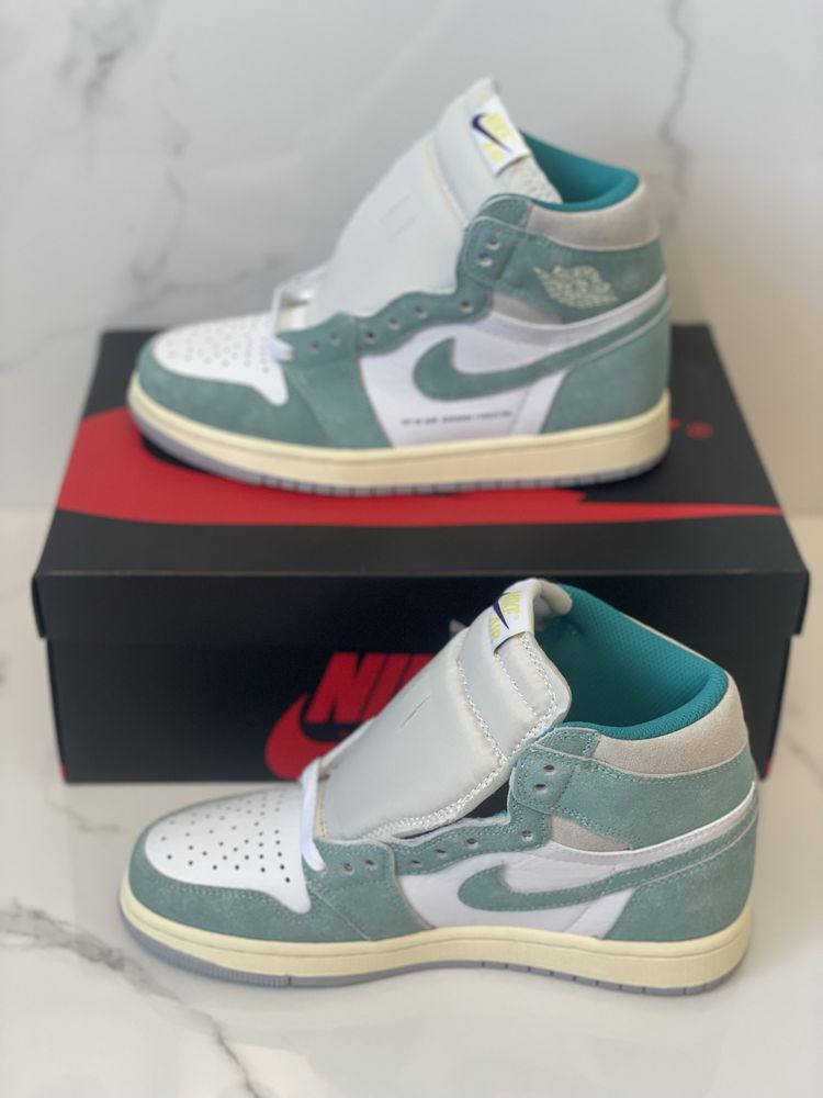 Air Jordan 1 Turbo Green Retro High Royal Hyper Tie Dye White