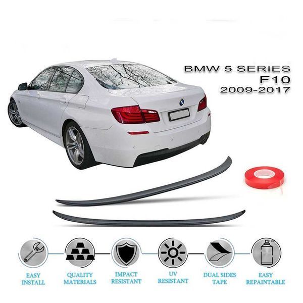 Лип спойлер за багажник, BMW 5 F10, 2009-2017 г.