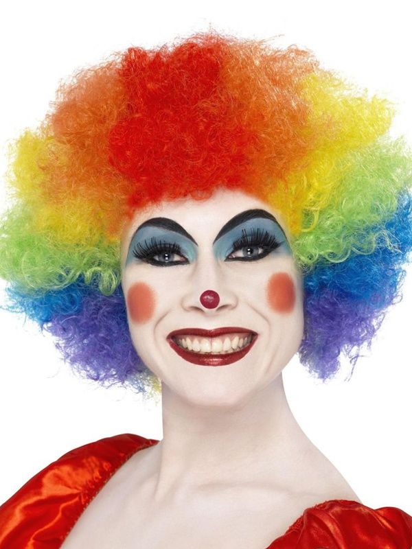 Многоцветна перука тип Клоун