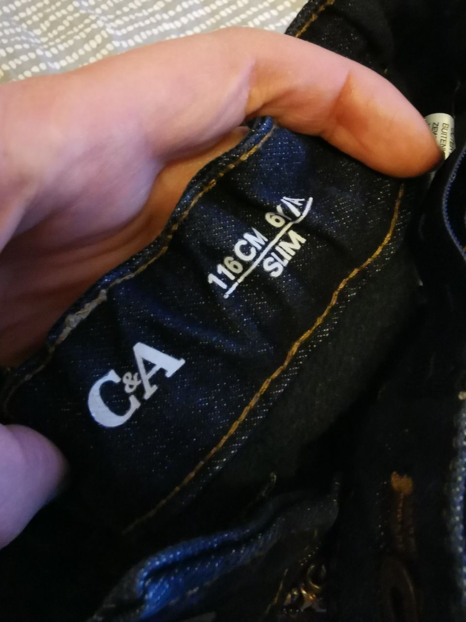 Jeans băieți mărimea 116 căptușiti iarnă