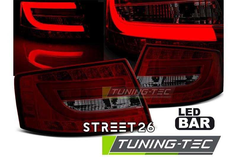 Stopuri LED Audi A6 C6 SEDAN 04.04-08 Rosu Fumuriu LED 7PIN