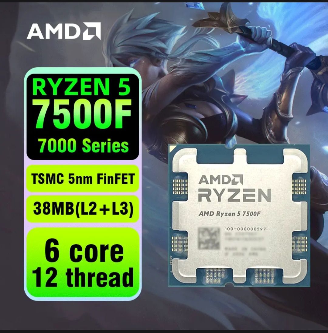 AMD RYZEN 5 7500f