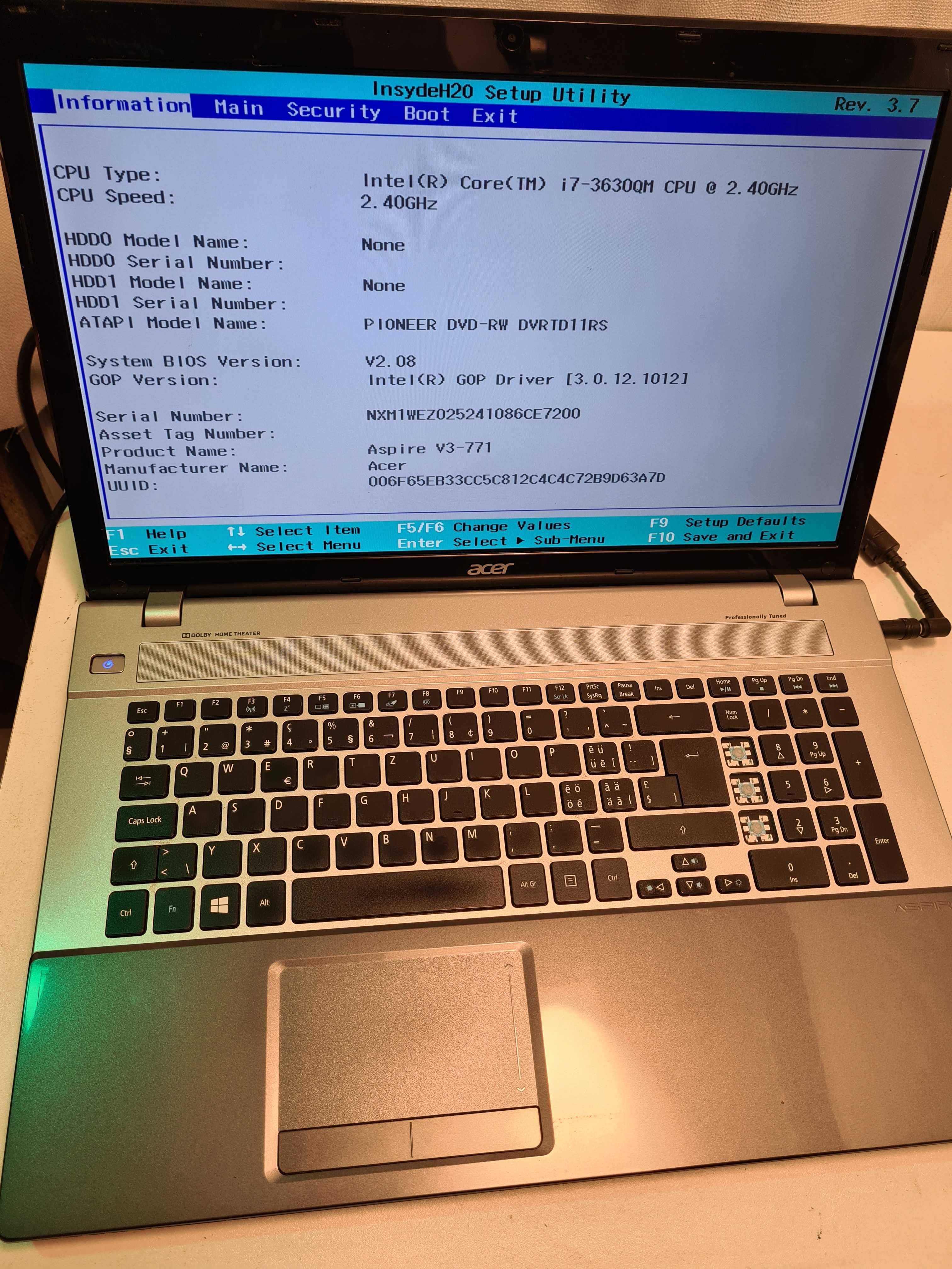 Dezmembrez Laptop "17 Acer Aspire V3 771G VA70 i7