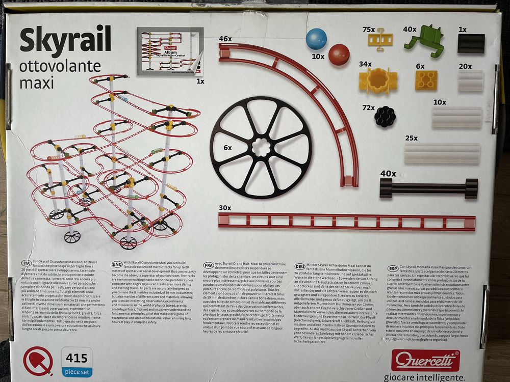 Set constructie Quercetti Skyrail, 20 m