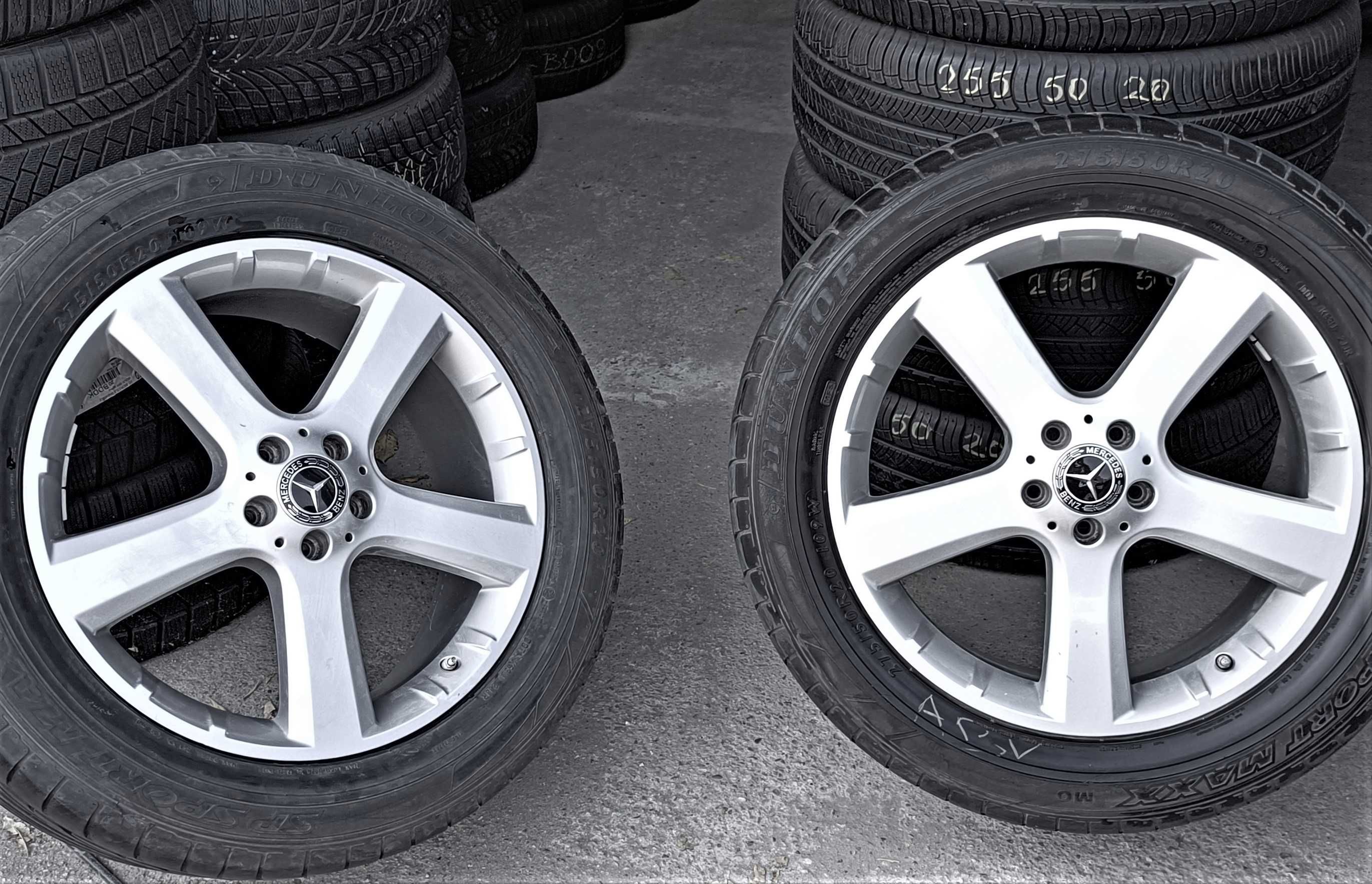 Jante Mercedes W166 W164 ML GL GLE Anvelope vara Dunlop 275 50 20