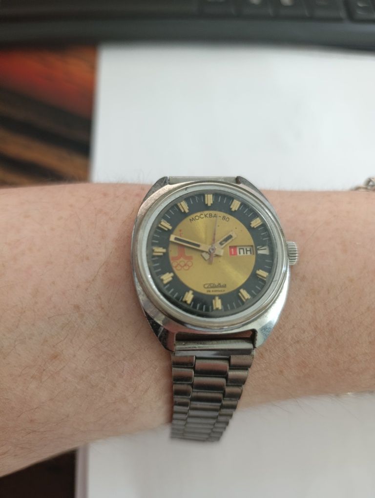 Часы "Слава" Олимпиада 1980 года