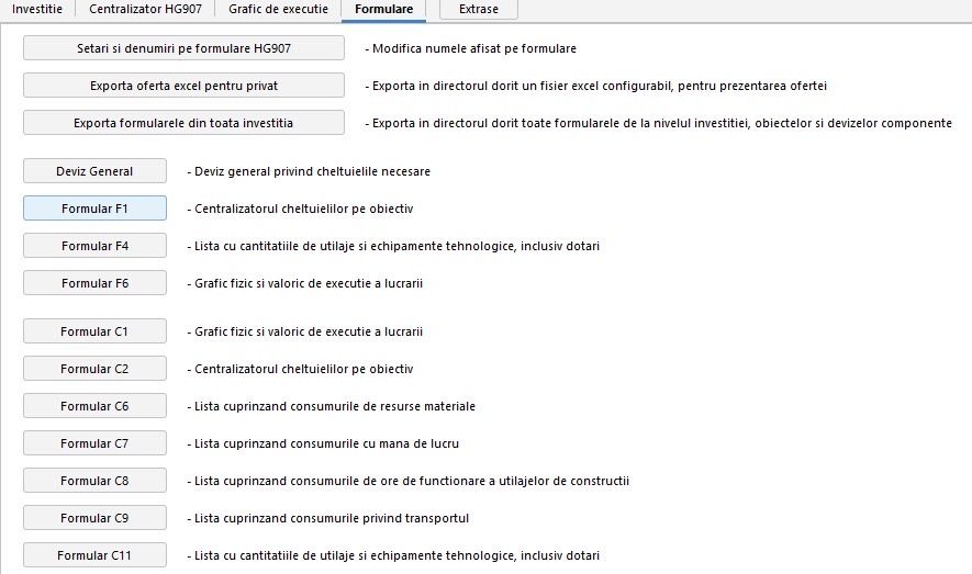 Ing. Ofertare - Devizist - Prop Financiara - Grafic Gantt