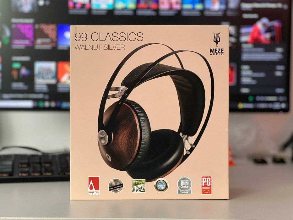 Casti Meze 99 CLASSICS, Over-Ear Walnut Silver