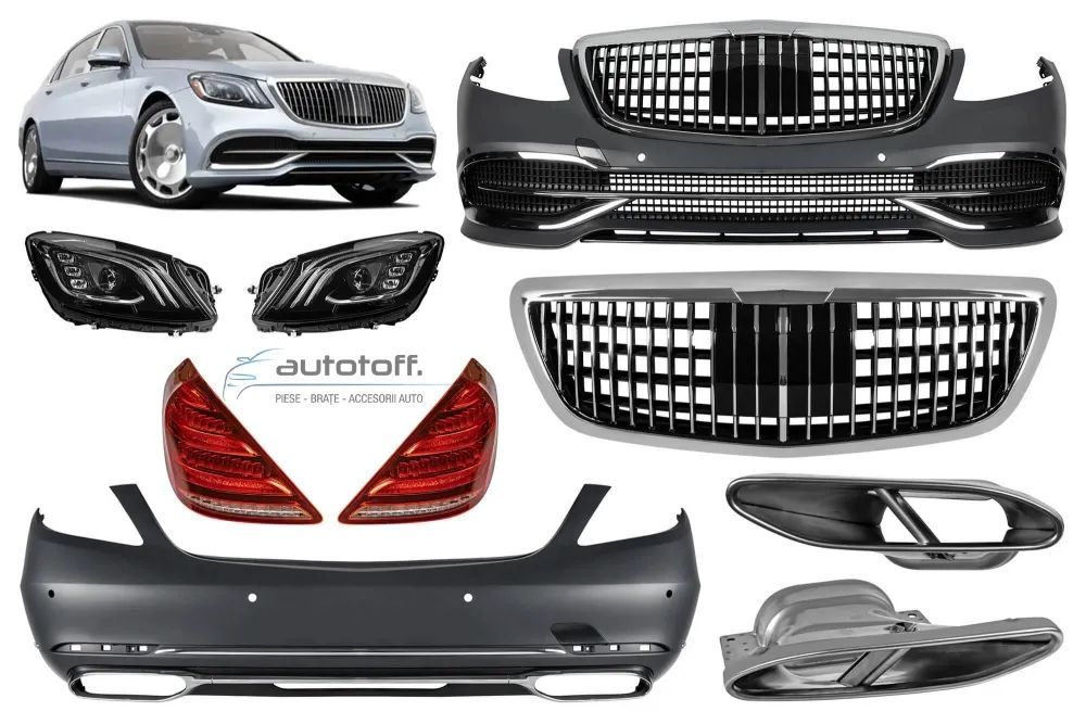 Pachet exterior compatibil Mercedes S-Class W222 (2013-2020) model MBH