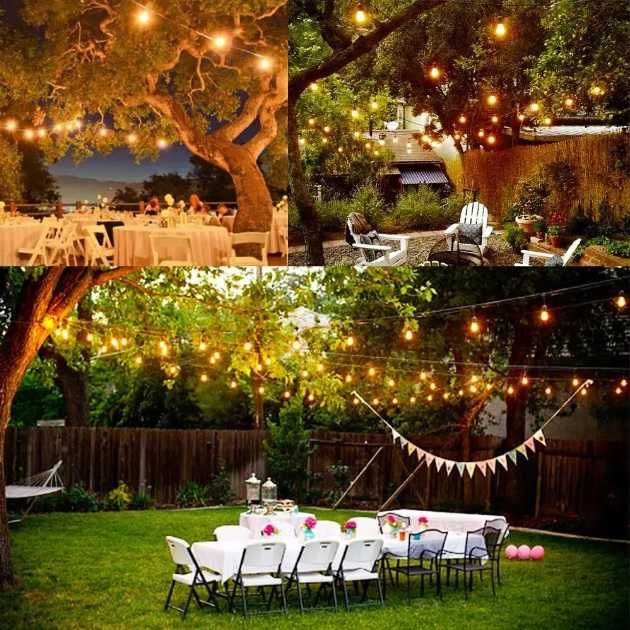 Ghirlanda 15 M, cu pendule, 15 Becuri și 2 becuri rezerva, Int-Ext.