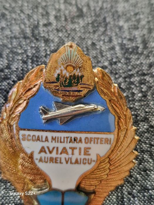 Военен Нагръден Знак Кадет ВВС Румъния Комунист