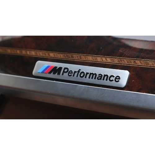 Алуминиев Стикер Bmw M Performance - Silver, Black
