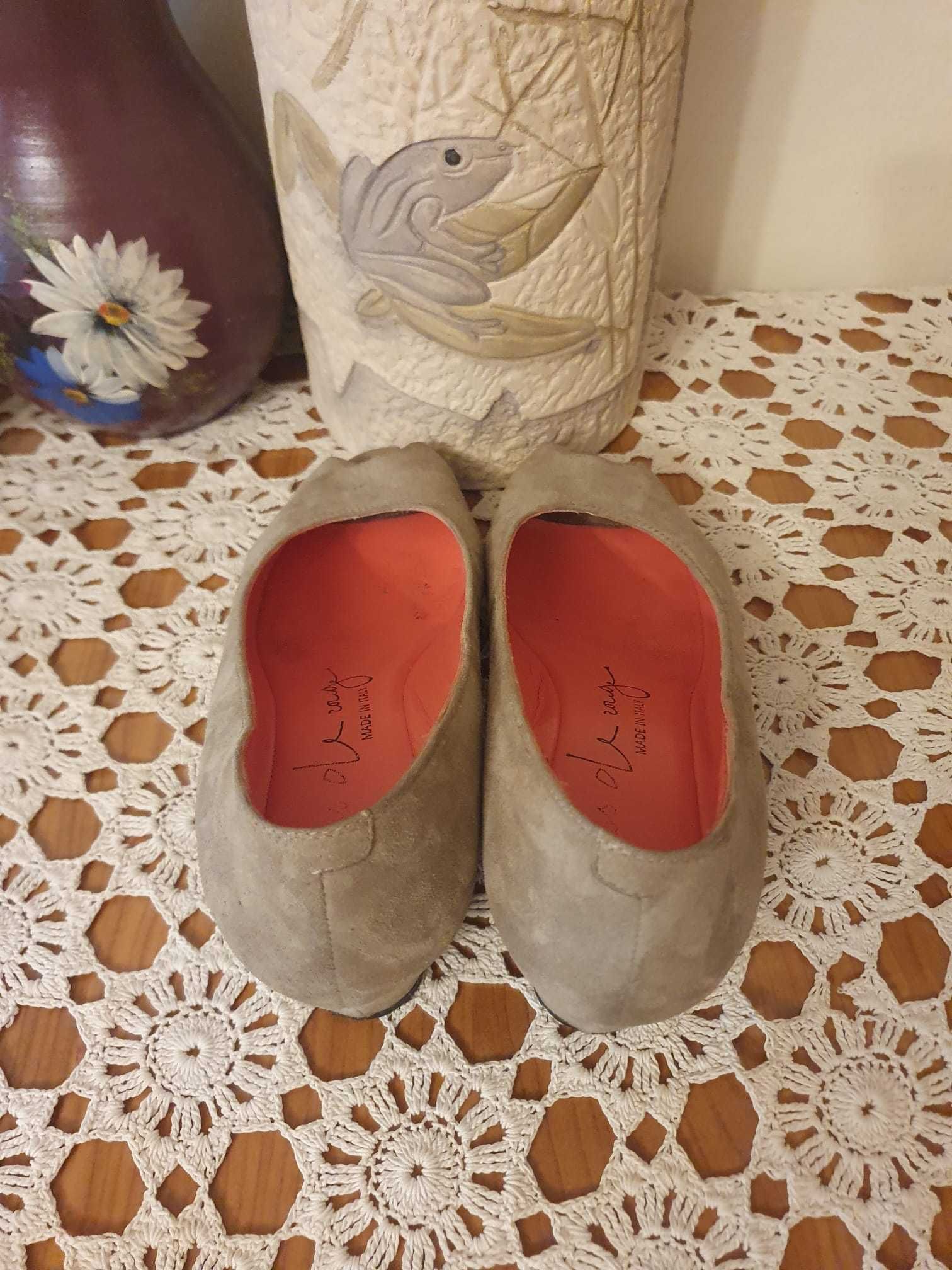 Pantofi piele antilopa