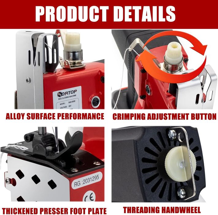 Qop tikadigan aparat shunurli