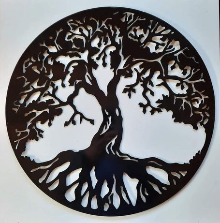 Copacul arborele vietii din metal, decoratiune perete