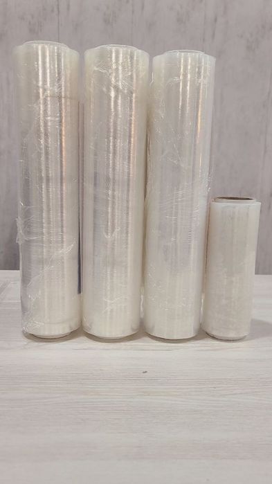 Стрич плёнка ишлаб чиқарувчи корхонадан. 10 микрондан 50 микрон гача.