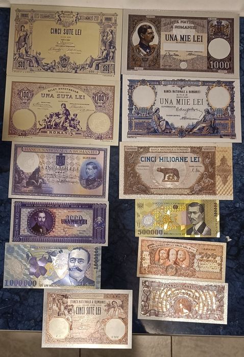 Set 12 bancnote România