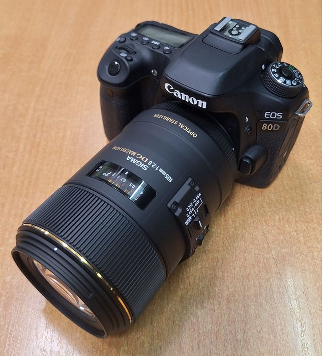 Canon 80D+Sigma 105mm Macro for Canon (супер комплект для стоматологов