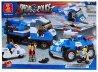 Joc constructie 403 caramizi Sluban tip Lego: Police Emergency Action