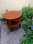 Masă măsuță art deco brancoveneasca, scaune lemn stejar pliant,thonet