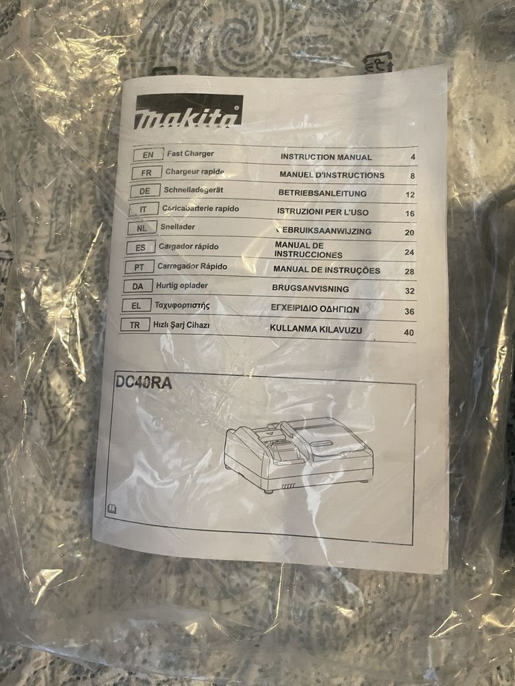 зарядно макита makita dc40ra