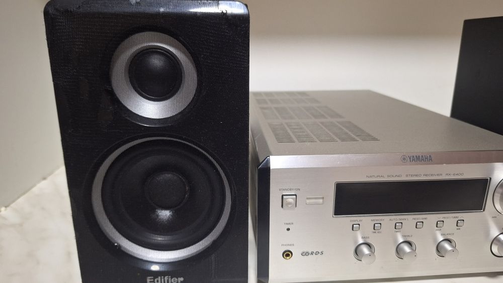 Amplituner Yamaha +boxe Edifier