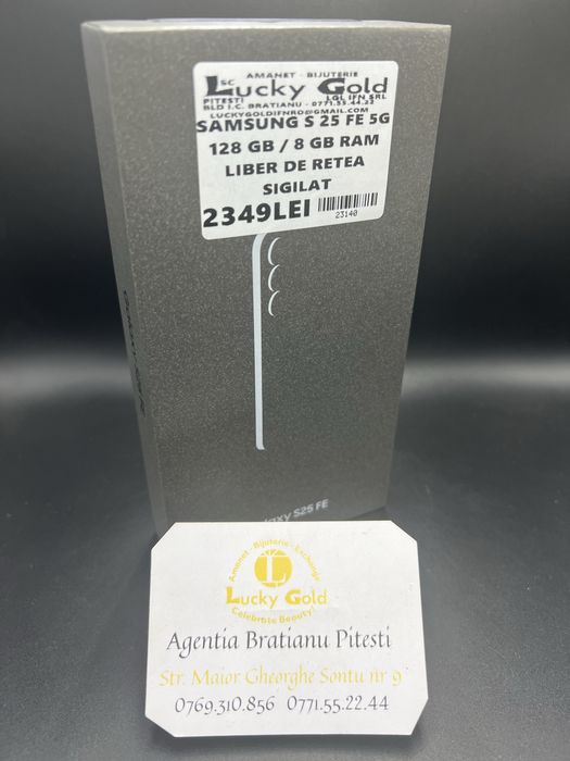 Samsung S 25 FE 128gb 8gb Ram SIGILAT Liber de retea cod prod 23140