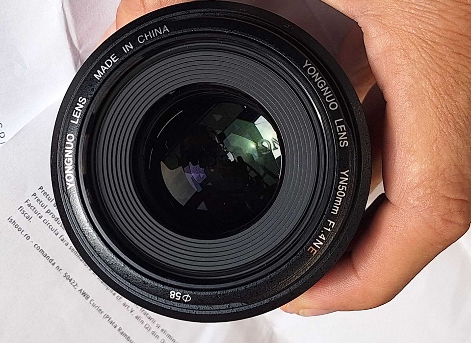 OBIECTIV FOTO YOUNGNUO fix f 1.4 NE, pentru Nikon FX-DX