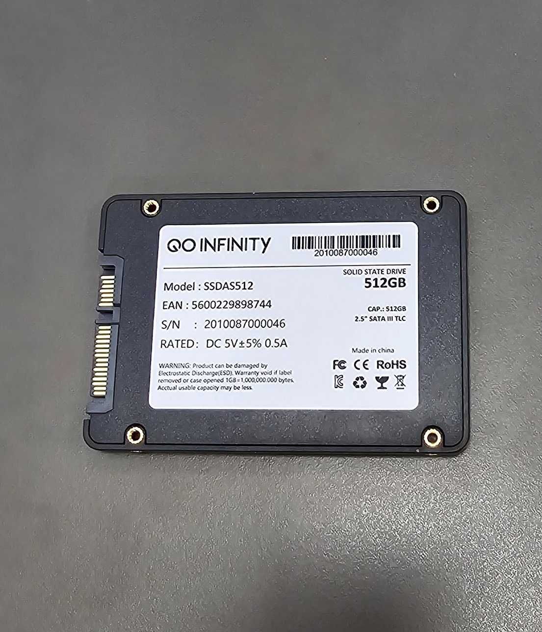 SSD 512 GB - Go Infinity SSDAS512, 2.5" (NOU)