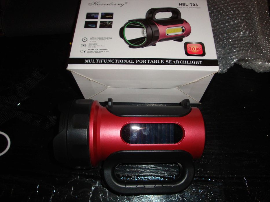 lanterna camping drumetii pescuit panou solar incarcator usb