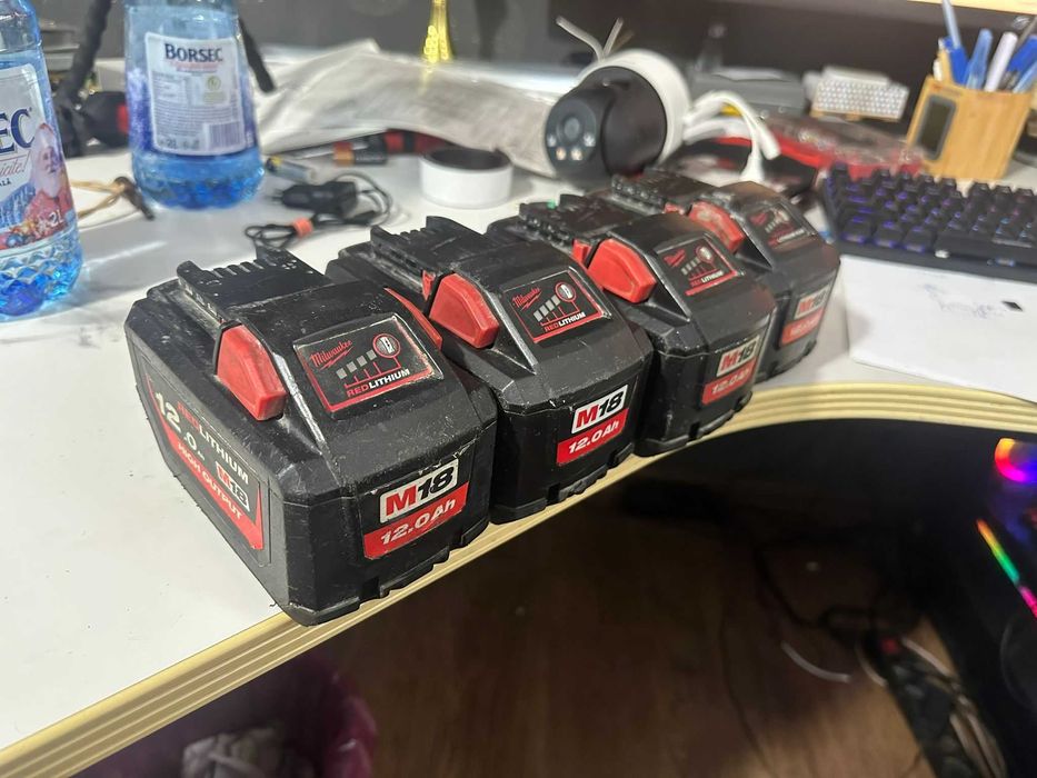 acumulatori baterie milwaukee m18 hb12 12ah amperi perfect functionale