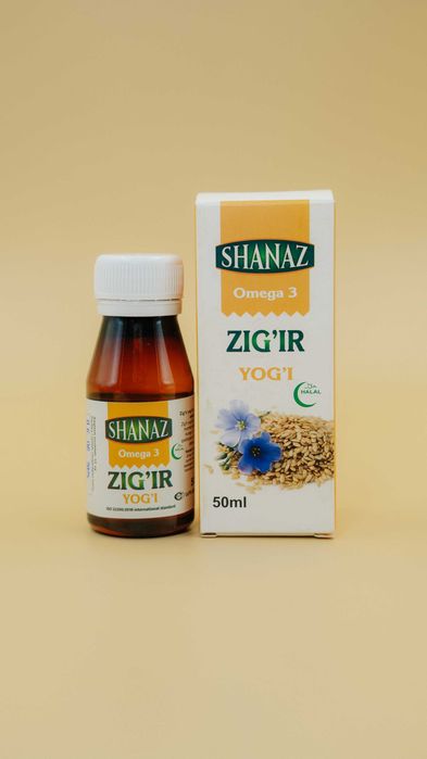 Масло Льняное 50мл  (Зиғир ёғи)