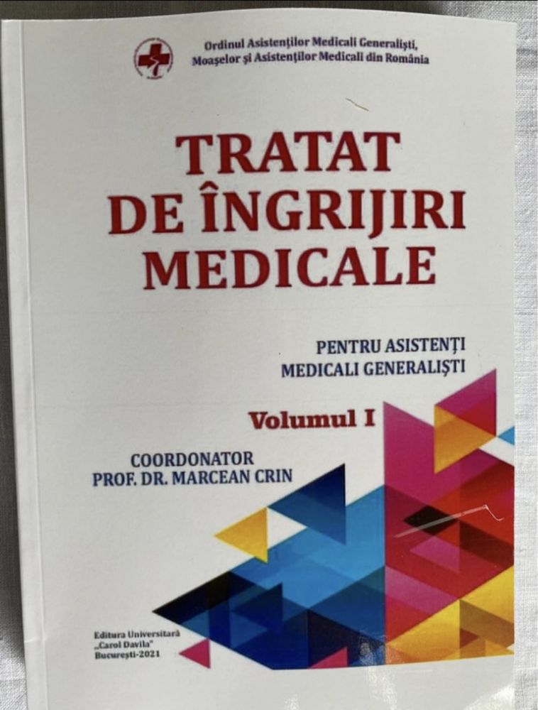 Tratat de ingrijiri medicale vol 1, 2,3 +Culegere de teste C. Marcean