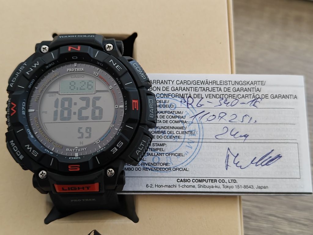 Casio Pro Trek PRG-340-1E