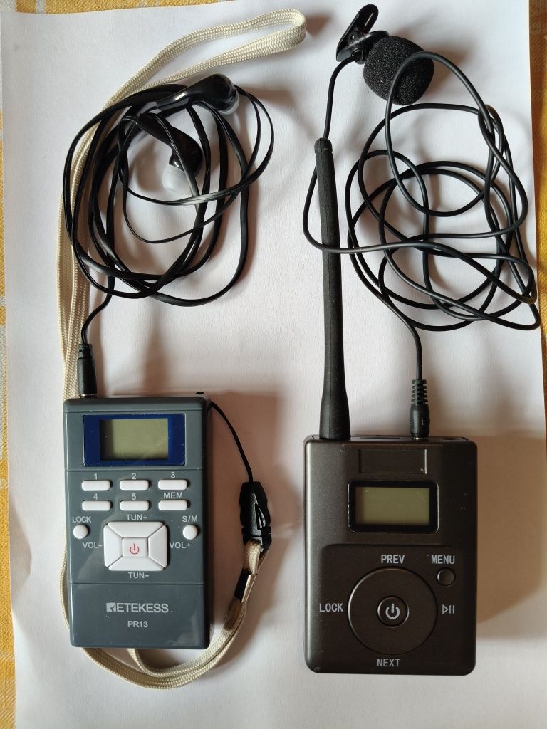 Sistem audio pentru ghizii de turism