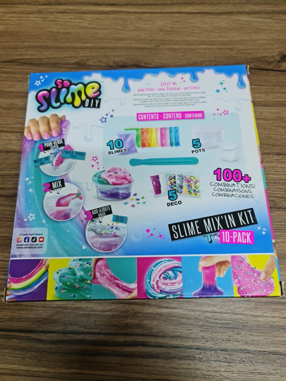 Slime creativ cu accesorii