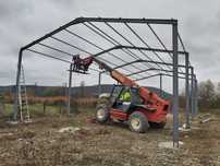 Vand sopru fanar grajd pentru animale hala surub 10x20x4m demontabil
