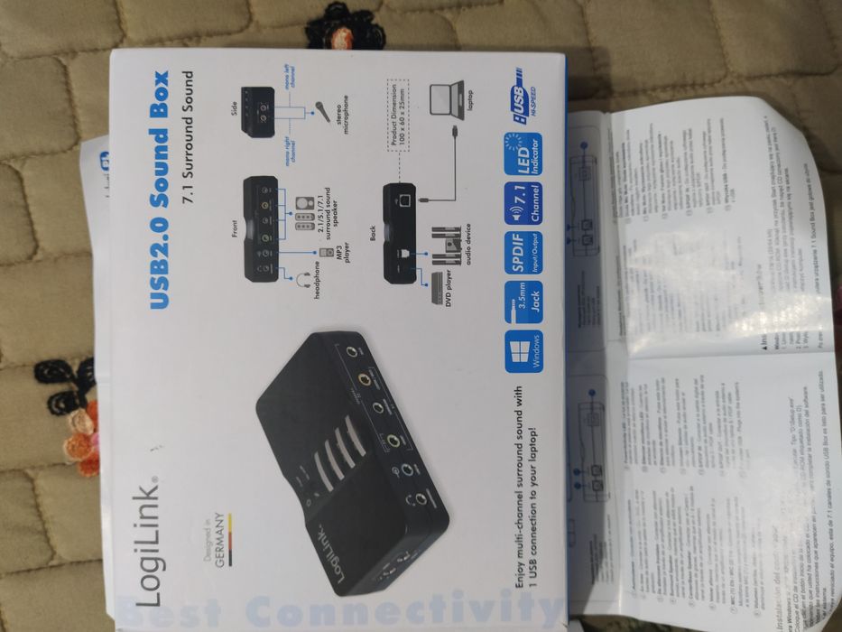 Logilink USB 2.0 Sound Box 7.1 Souround Sound