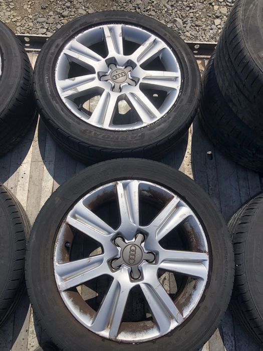 Jante roti r17 Audi A4 B8 225/50R17 originale , anvelope vara