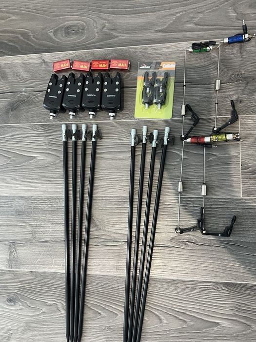 SET 4 Senzori SAIMINO + 4 Swingeri Color + 8 tije + 4 baterii + 4 Cape