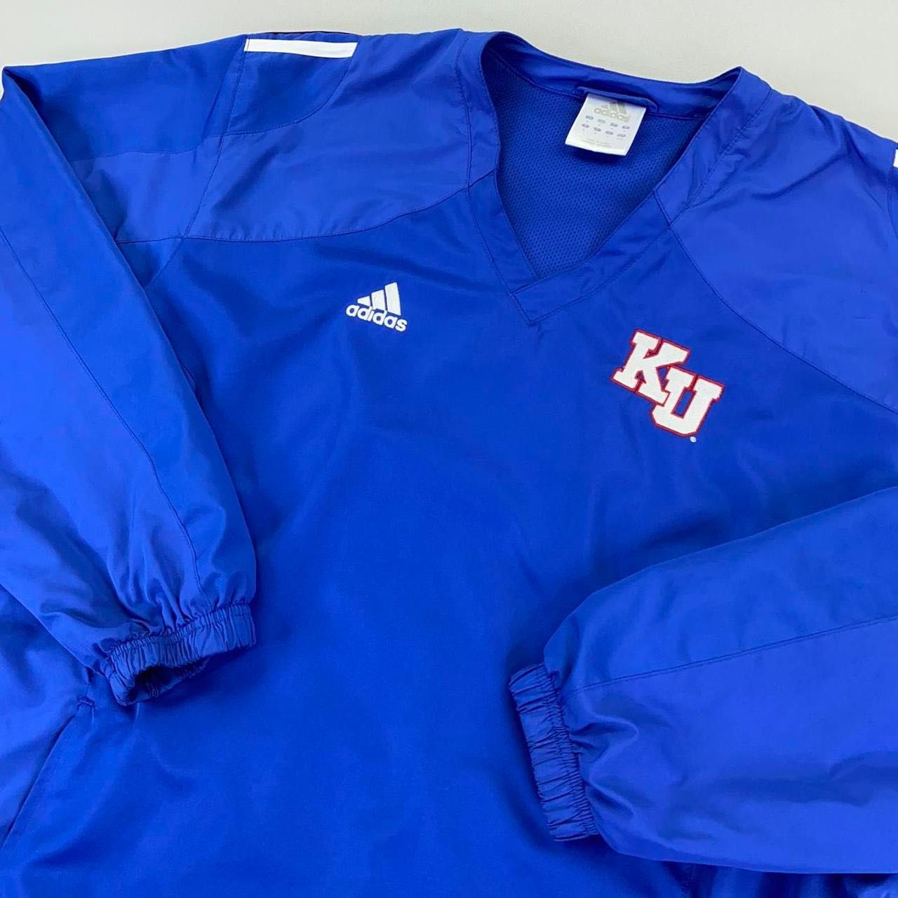 Винтидж яке adidas Kansas University тип ветровка размер L