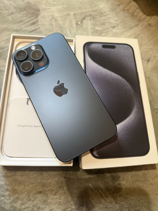 Iphone 15 Pro Max 256 Gb, Black, model de America cu e-sim