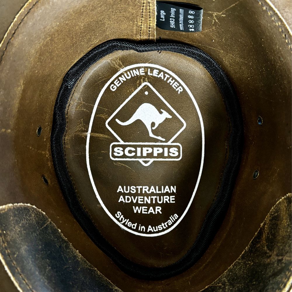 Pălărie  Australiană Cowboy SCIPPIS piele Naturala