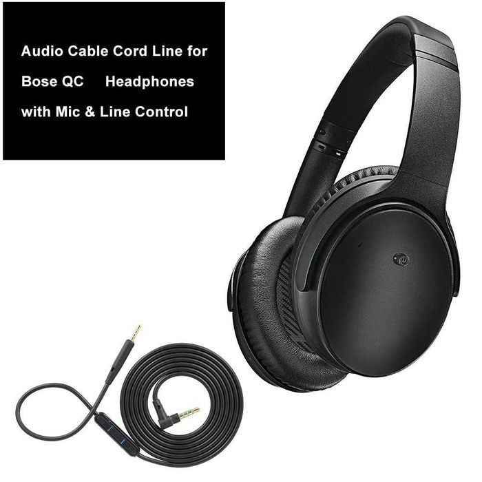 Set 2 bureti + Cablu pentru casti Bose QC35 II QC25 QC15 AE2 AE2I AE2