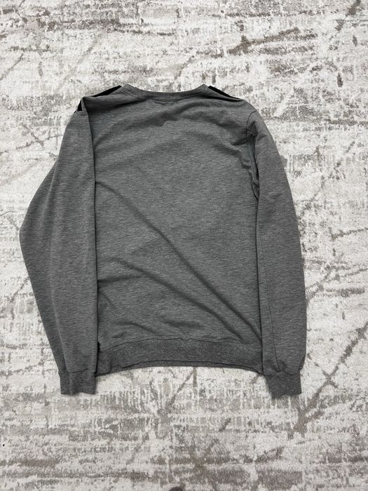 Мъжка сива блуза с черни ленти Adidas