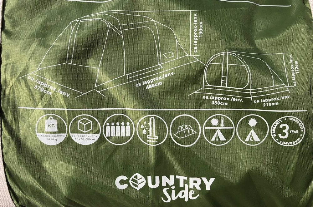 Палатка Country Side – 5-местна, нова, неразпечатана и с етикетите